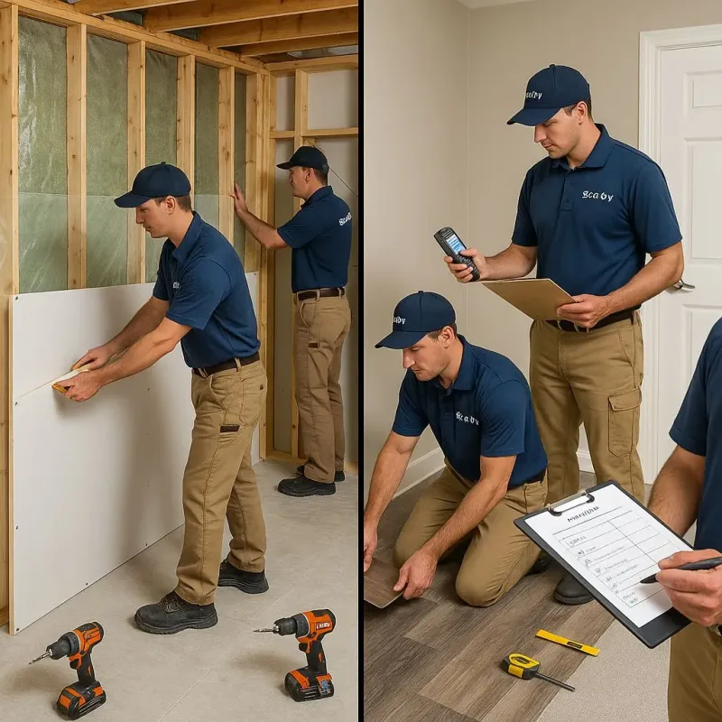 Repairs and Reconstruction process in Holton, KS